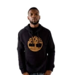 Timberland Black Sweatshirt with Iconic Logo